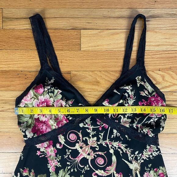 Oscar De La Renta Pink Label Floral Maxi Slip dress Size Medium - Picture 5 of 9